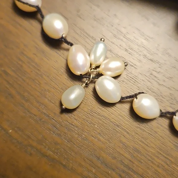 Silpada sterling and fresh water pearl necklace. - Picture 3 of 6